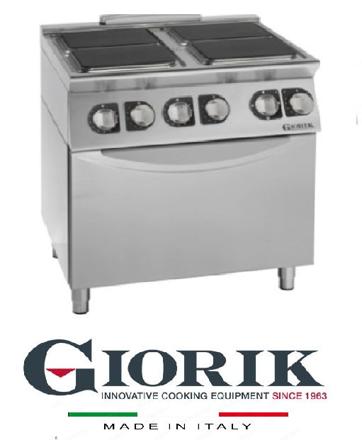 Giorik CE94QE 4 ELECTRIC SQUARE PLATE ON ELECTRIC OVEN