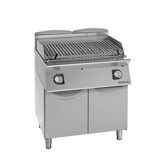 Giorik GL94GC, Lava Rock Gas Grill on Cabinet - Unika 900