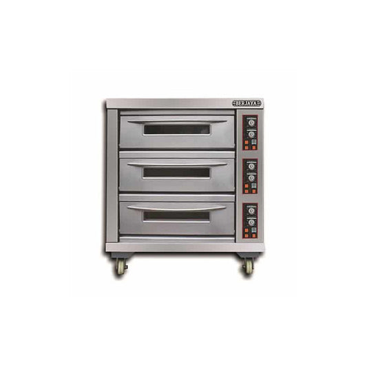 3-door electric oven with capacity for 6 trays-china