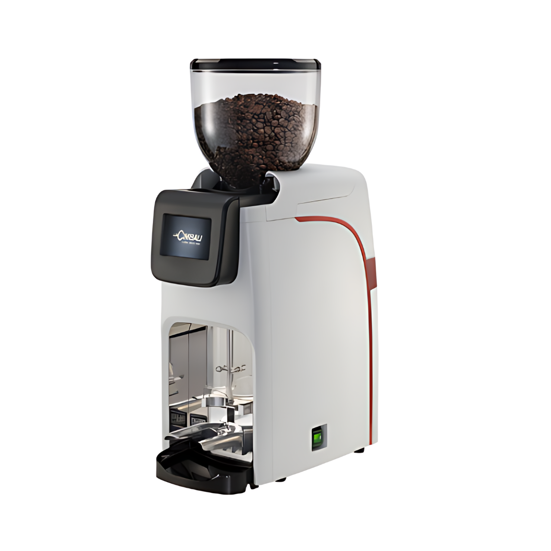 Electronic Coffee Grinder with Autotamper for Filter Holders |64 mm Flat Burrs (320 W, 220-240V, 50/60 Hz )
