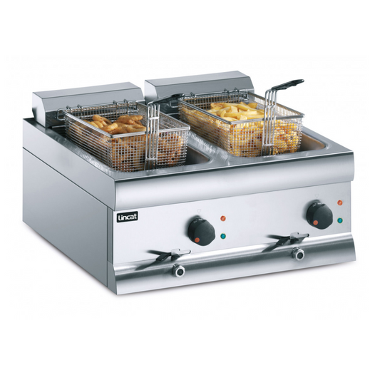 Lincat DF66, ELECTRIC DOUBLE TANK FRYERS WITH 2 BASKETS